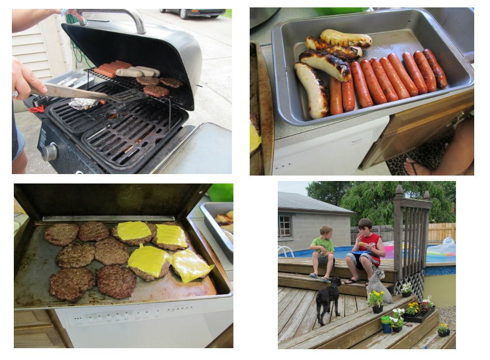 Backyard bbq food truck